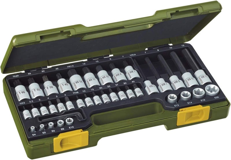PROXXON Proxxon 23290 41-Piece 1/4-Inch Drive Special Set for Torx and Allen Screws  - Image 1
