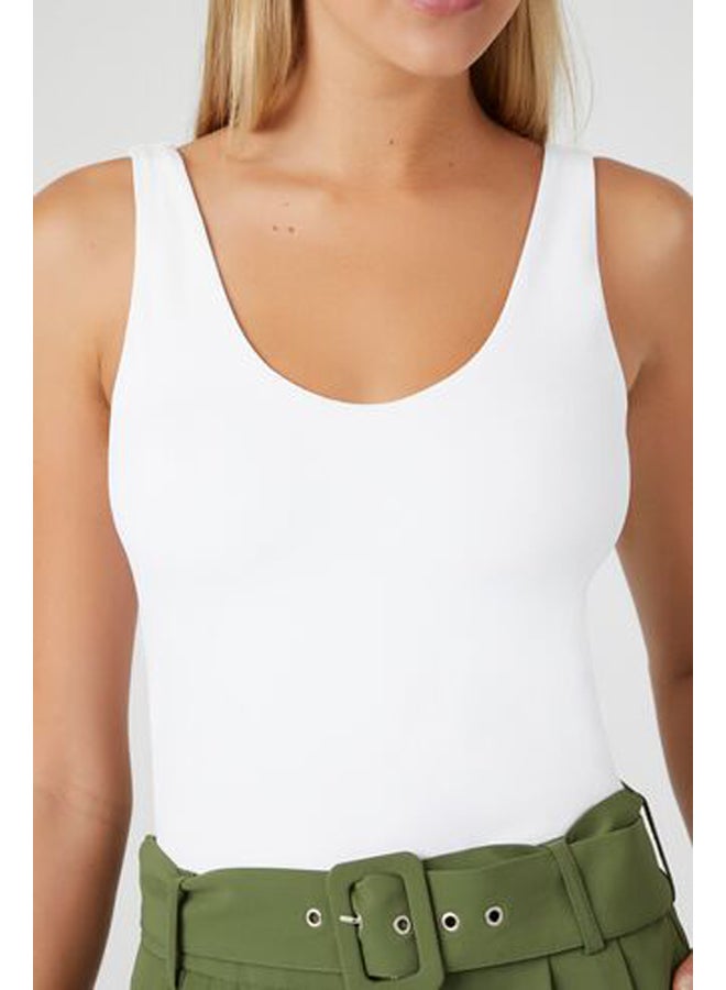 FOREVER 21 Scoop-Neck Fitted Tank Top - Image 5