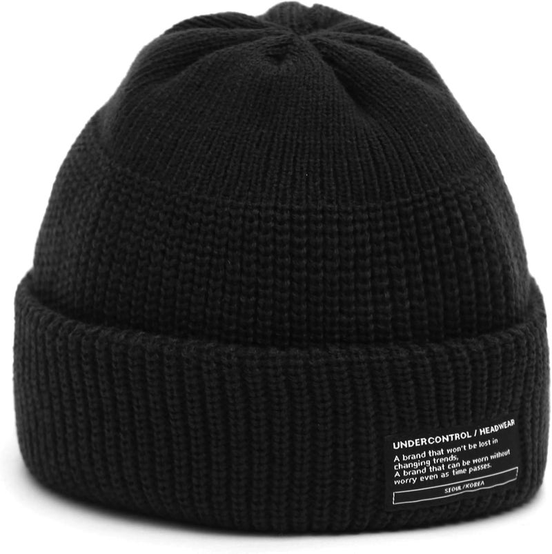 UNDERCONTROL Store Winter Trawler Fisherman Beanie Men Women Unisex Stylish Plain Docker Skull Hat Roll up Watch Cap Color Pack - Image 2