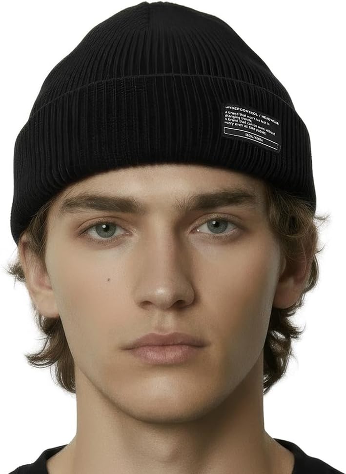 UNDERCONTROL Store Winter Trawler Fisherman Beanie Men Women Unisex Stylish Plain Docker Skull Hat Roll up Watch Cap Color Pack - Image 1