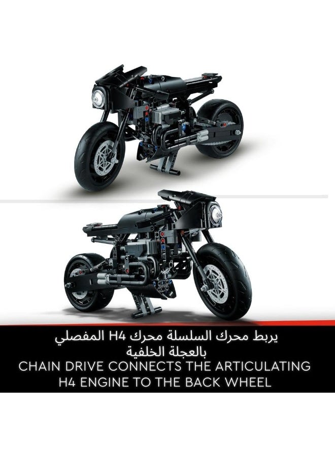 LEGO مجموعة ألعاب البناء LEGO Technic THE BATMAN - BATCYCLE 42155 (641 قطعة) - Image 3