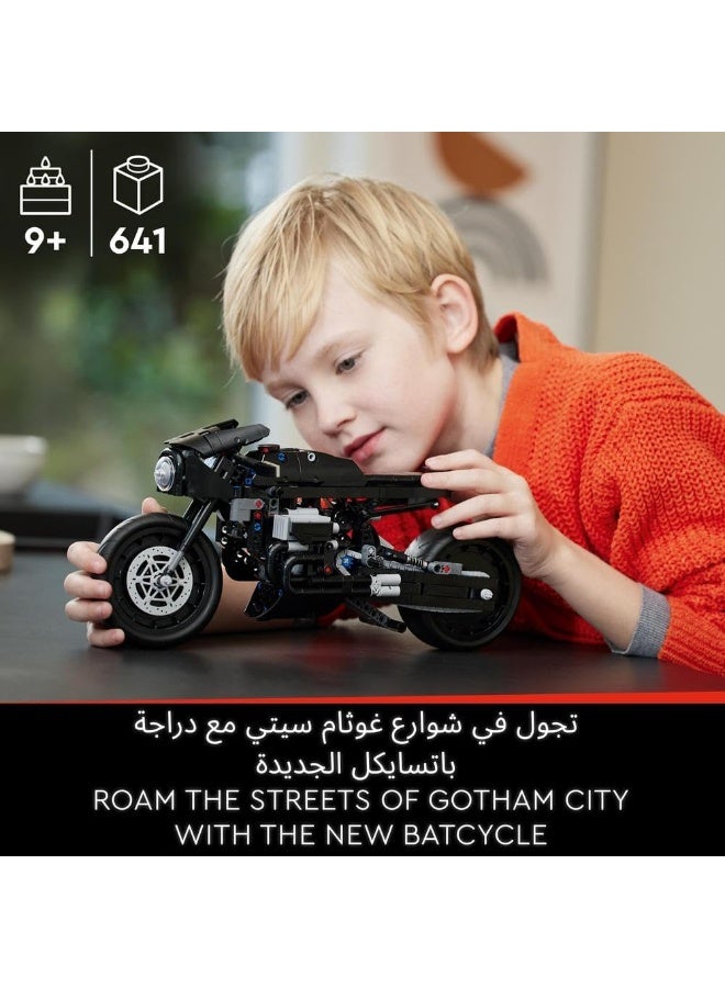 LEGO مجموعة ألعاب البناء LEGO Technic THE BATMAN - BATCYCLE 42155 (641 قطعة) - Image 2