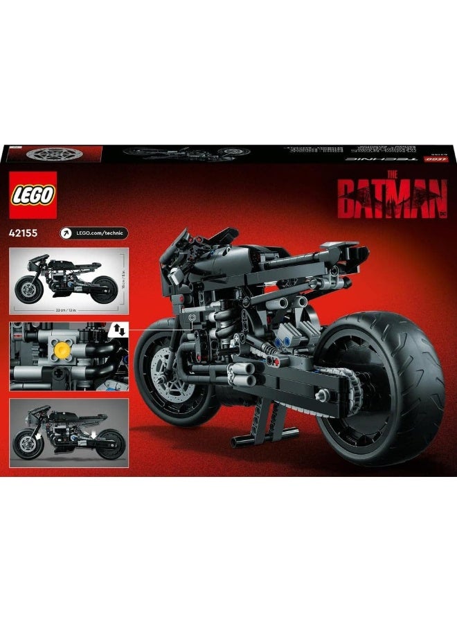 LEGO مجموعة ألعاب البناء LEGO Technic THE BATMAN - BATCYCLE 42155 (641 قطعة) - Image 4