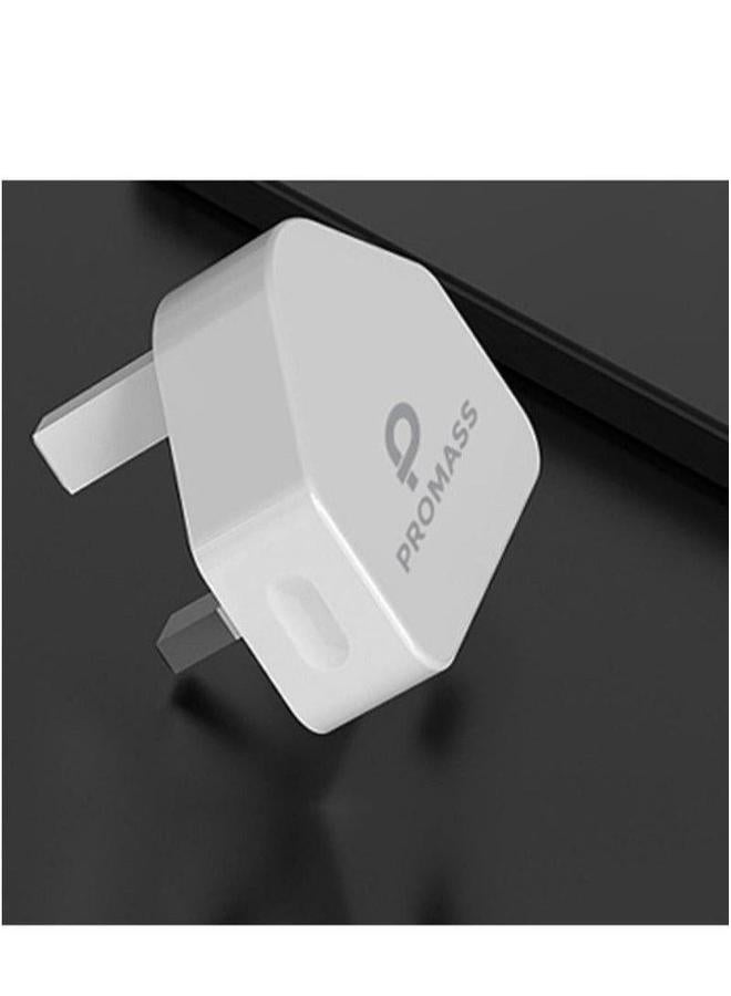 PROMASS UK 1 Port 10W Home Charger with Lightning Cable, Fast and Stable Charging, Exclusive Charging Technology - Image 3
