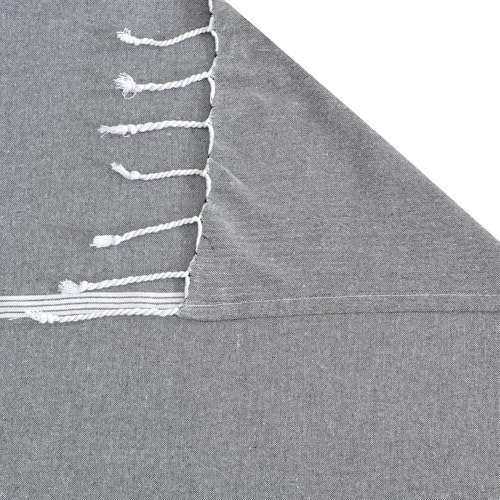 Värde Handmade Double Bedsheet 210 TC | Without Pillow Cover | Handloom Cotton Bedsheets for Double Bed | Double Bedsheet for Summer (Size 90X100 Inches, 7.5 x 8.3 Feet (Hit Grey, Double Bed) - Image 5