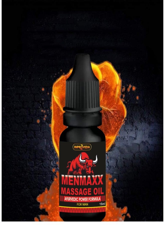 Pteteya Manmaxx Ayurvedic Massage Oil For Men 15 ml - Image 2