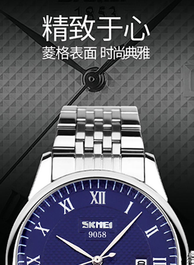 Men's Fashion Clock's Top Brand Luxury Quartz  Waterproof Watch 9058 - Image 5