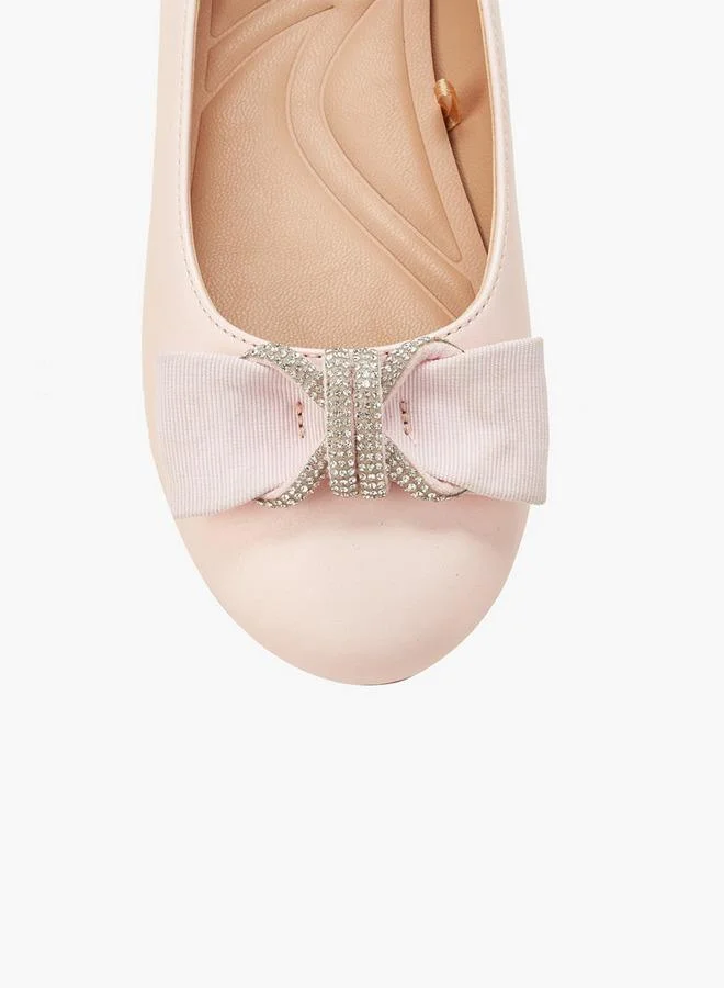 Celeste  Girls Bow Embellished Ballerina Shoes for Women | Best Price UAE