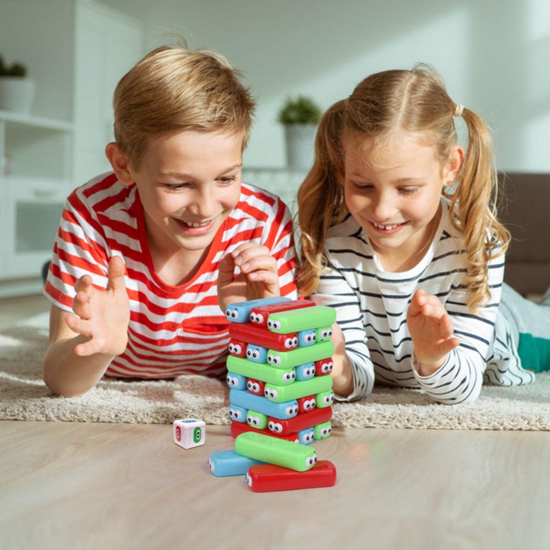 Point Games Googly Tower - Stacking Tower Game With Fun Design - Developmental & Interactive Puzzle  Test Stabilizing Skills- Ages 3+ - Image 4
