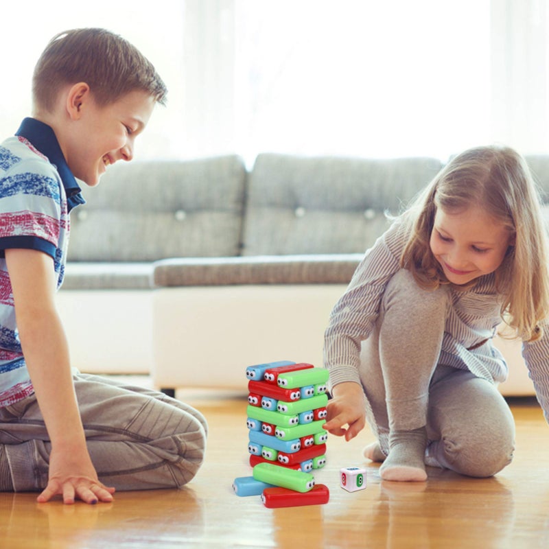 Point Games Googly Tower - Stacking Tower Game With Fun Design - Developmental & Interactive Puzzle  Test Stabilizing Skills- Ages 3+ - Image 5