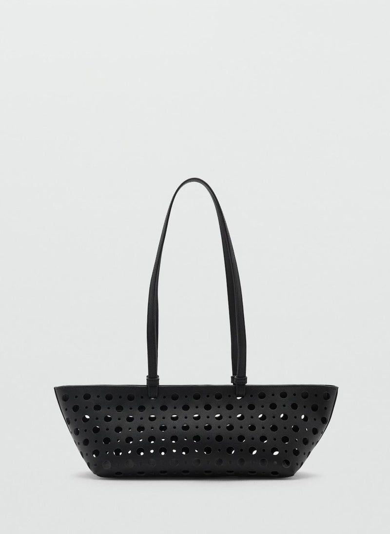 MANGO Die-Cut Shoulder Bag  - Image 1