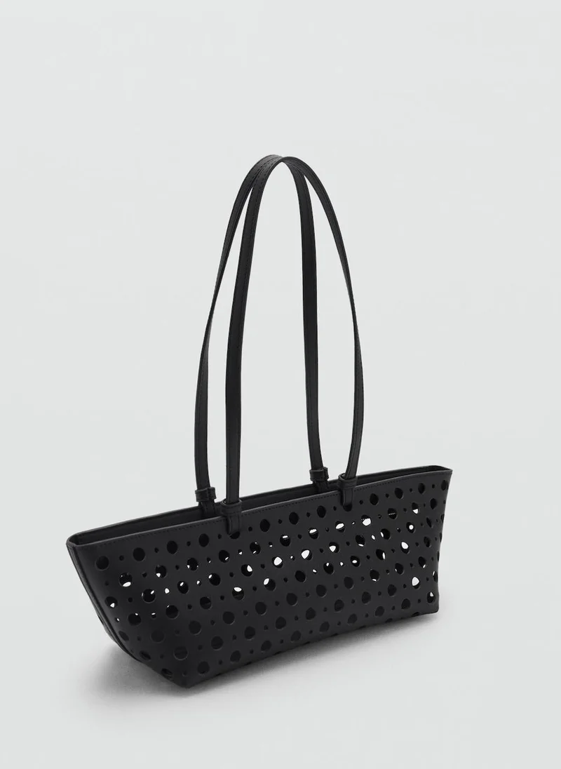 مانجو Die-Cut Shoulder Bag