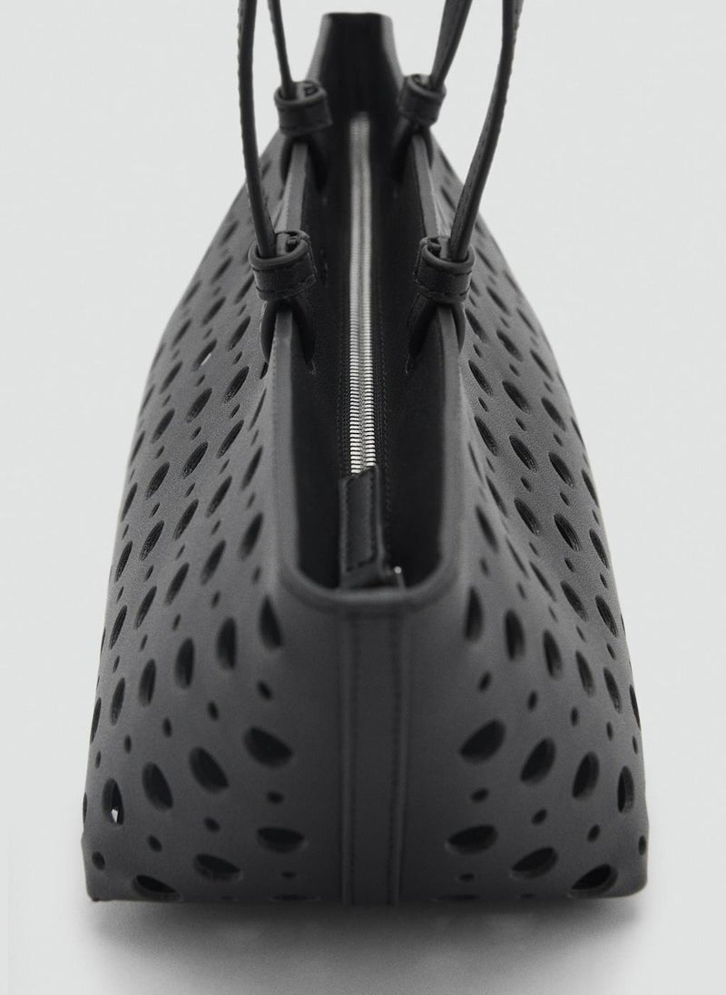 MANGO Die-Cut Shoulder Bag  - Image 3
