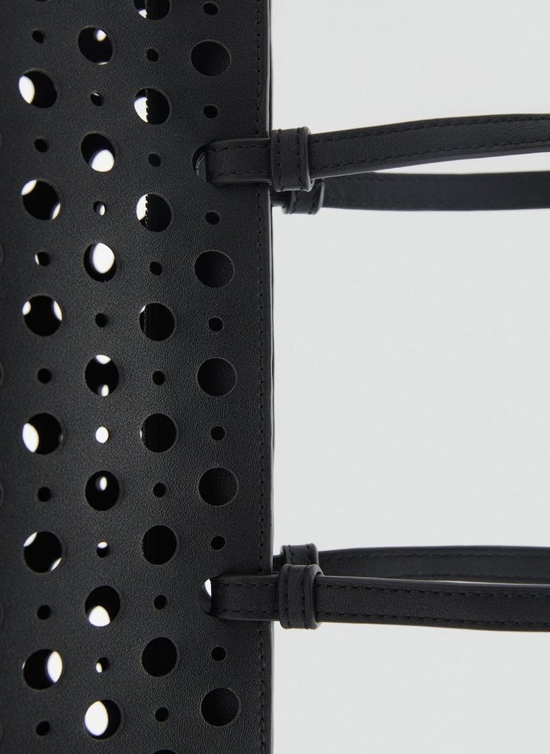 MANGO Die-Cut Shoulder Bag  - Image 4