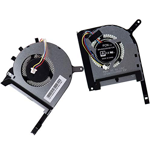 Deal4GO CPU & Graphics GPU Cooling Fan Replacement for ASUS FX505 FX705 FX506 FX566 FX86 FX95 FX706 FA506 FX505DT-AH51 FX506LH-AS51 FX505DD - Image 2