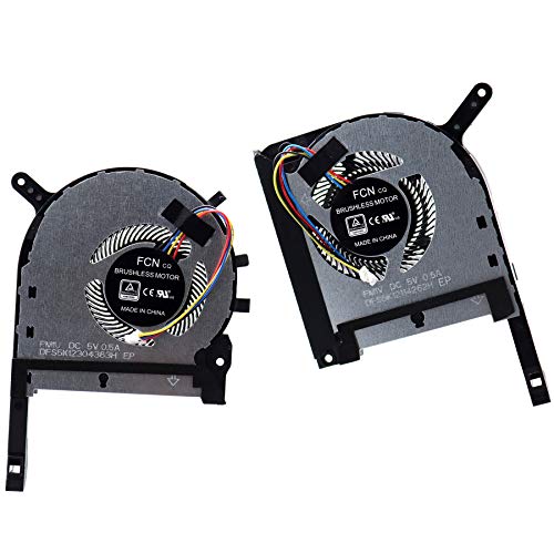 Deal4GO CPU & Graphics GPU Cooling Fan Replacement for ASUS FX505 FX705 FX506 FX566 FX86 FX95 FX706 FA506 FX505DT-AH51 FX506LH-AS51 FX505DD - Image 1