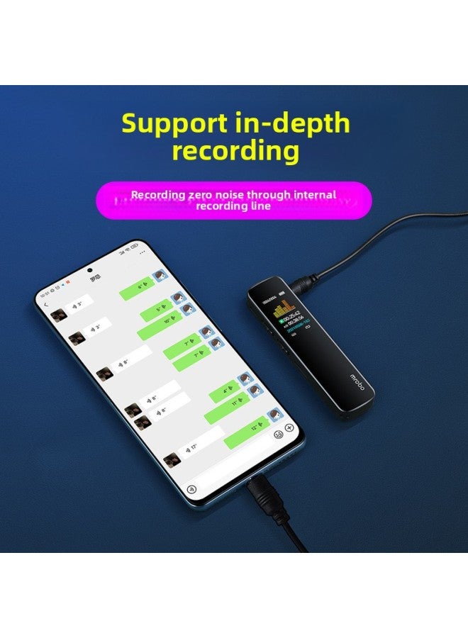 Meibo RV19 Recording Pen Noise Reduction Professional Portable Recorder Large Capacity To Text Class Students Long Standby-Color:Cool Black (enhanced Version) Standard Configuration-Capacity:8GB - Image 3