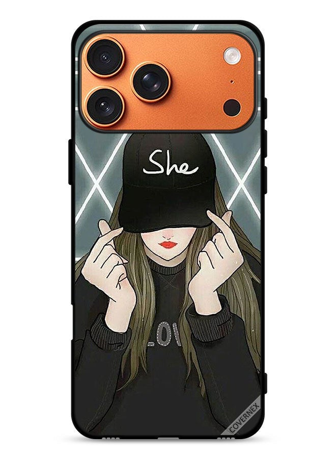 Covernex Apple iPhone 17 Pro Max Protective Case Cover She On Cap - Image 1