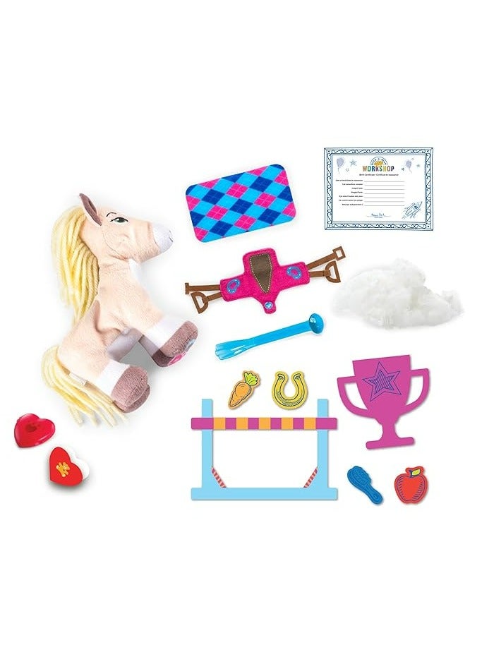 Build A Bear Workshop Stuffing Station Plus Furry Fashions Palomino Pony