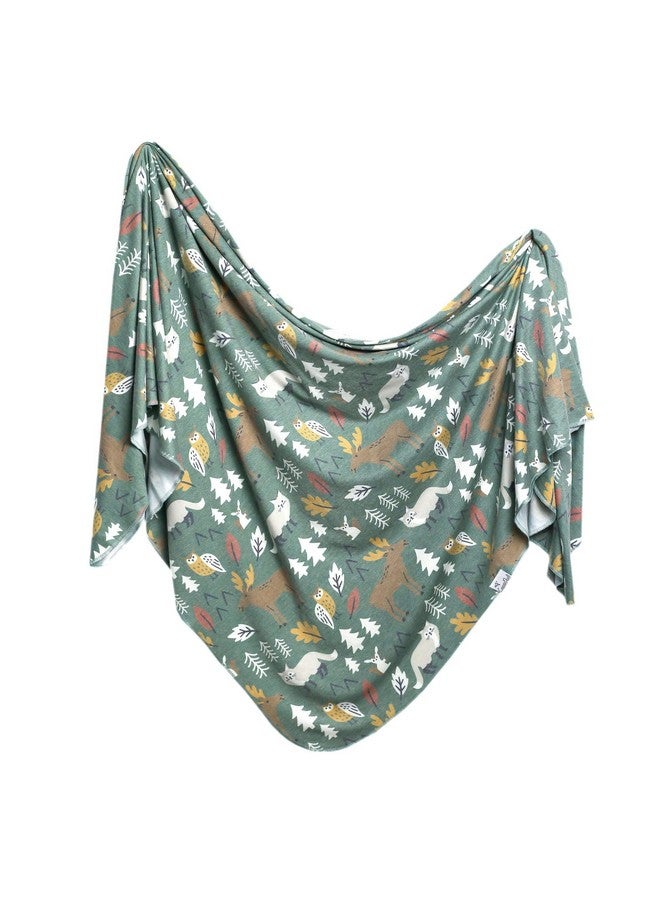 Copper Pearl Copper Pearl Large Premium Knit Baby Swaddle Receiving Blanket Atwood - Image 1