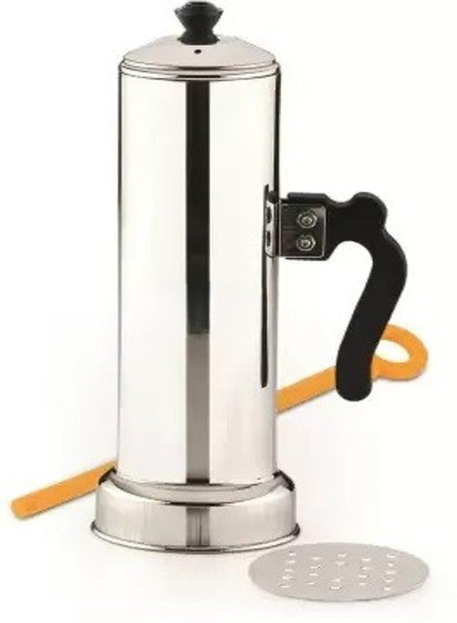 Onions Stainless Steel Puttu Maker, Traditional Kerala Puttu Kudam with Handle and Perforated Disc, Healthy Steamed Breakfast Maker - Image 1