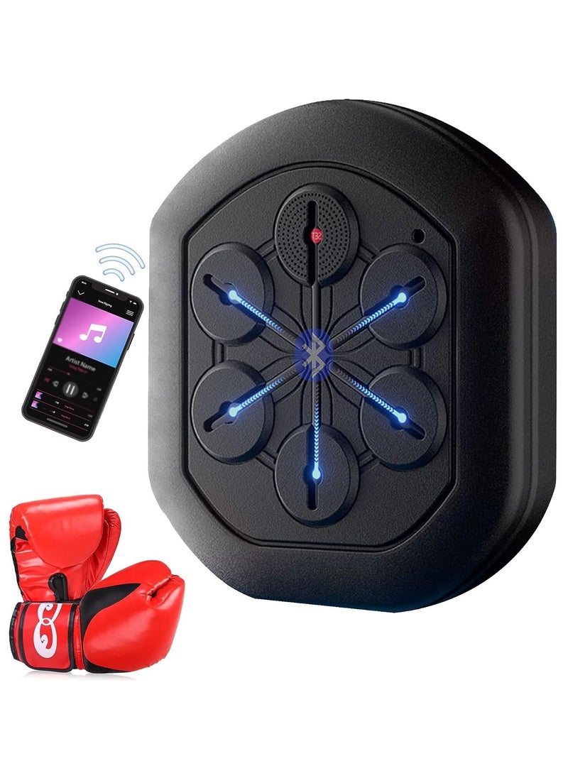 Generic COOLBABY Electronic Boxing Practice Wall Target With Music Coordination Boxing Equipment Intelligent Boxing Machine with Boxing Gloves  - Image 1