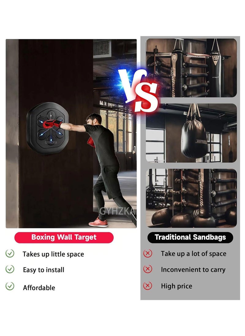 Generic COOLBABY Electronic Boxing Practice Wall Target With Music Coordination Boxing Equipment Intelligent Boxing Machine with Boxing Gloves  - Image 3