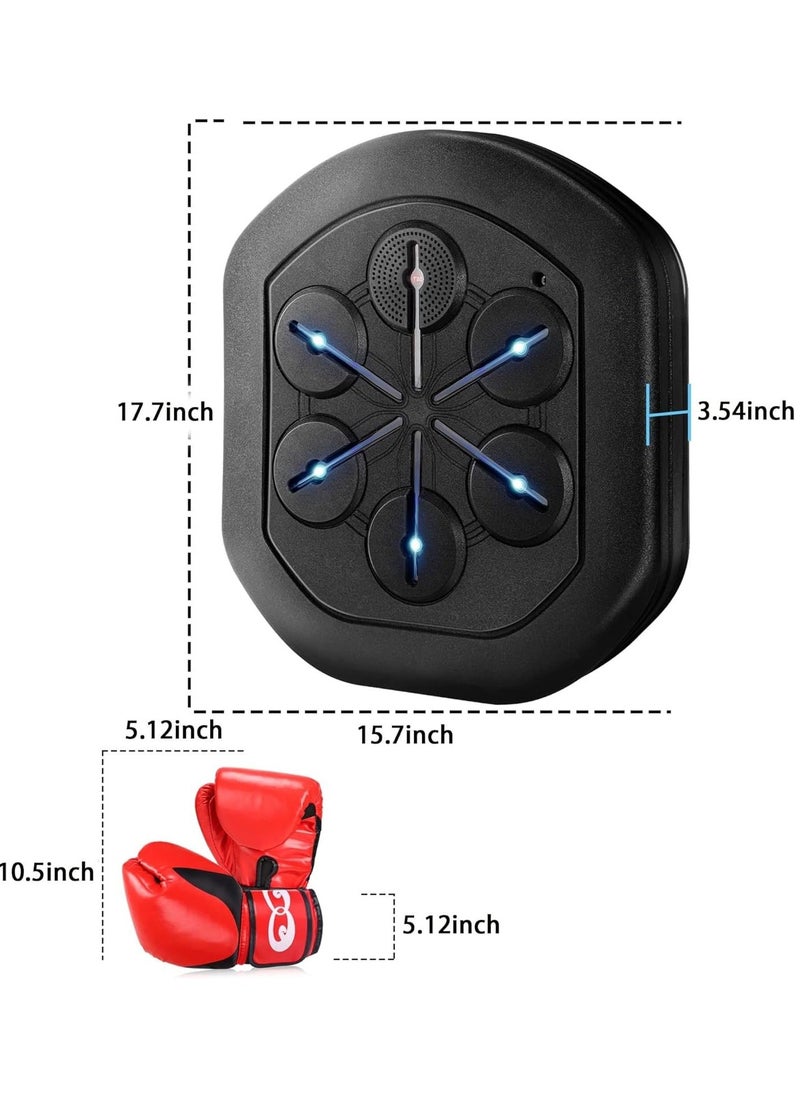 Generic COOLBABY Electronic Boxing Practice Wall Target With Music Coordination Boxing Equipment Intelligent Boxing Machine with Boxing Gloves  - Image 4
