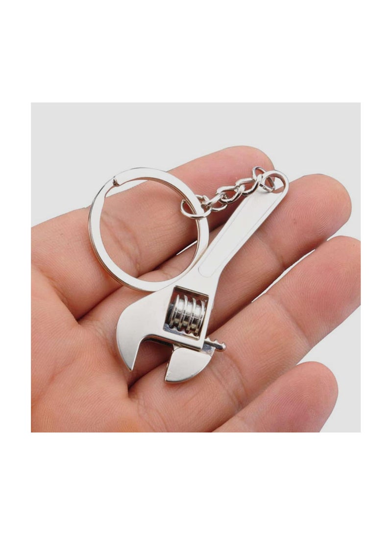 GGOOT 4pcs Durable Wallet Gift Machine Key Ke Holder Spanner Car* Rings Gifts Small Tools Nut Mm Adjustable Ring. Back Men Chains Portable Keychain Practical Part  - Image 3