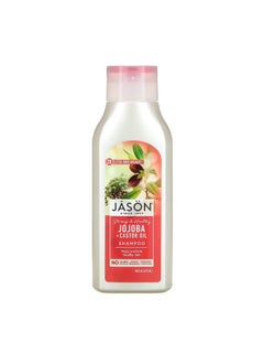 Jason Natural Strong and Healthy Jojoba  Castor Oil Shampoo 16 fl oz 473 ml  - Image 1