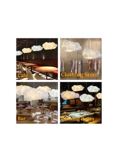 Campus Interiors Modern Ceiling Hanging Light Creative Cloud Shaped | Floating Cloud Hanging Ceiling Pendant Lights Cotton Chandeliers for Living Rooms Restaurant Bar Kindergarten Decoration(70*40*26) - pzsku/Z185B8199BB8816460EA7Z/45/_/1697203811/5f7a4bbc-01cd-4e40-aa39-a5e3722e3db7