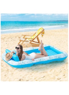 Adventure Lab Inflatable Tanning Pool Lounger Float - Comfortable Pool Float for Relaxation, Sunbathing, and Summer Fun  - Image 3
