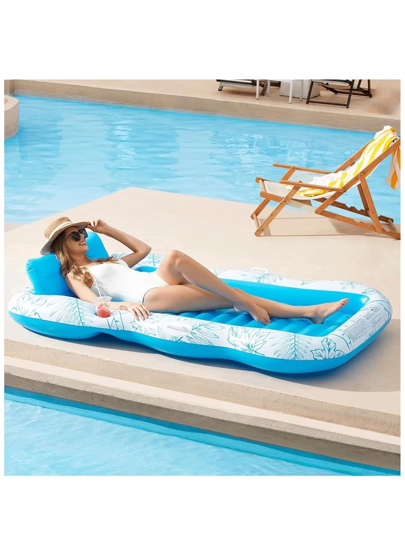 Adventure Lab - Inflatable Tanning Pool Lounger Float - Comfortable Pool Float for Relaxation, Sunbathing, and Summer Fun - Image 1