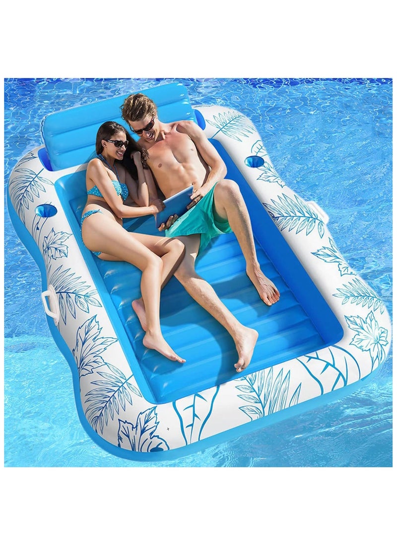 Adventure Lab - Inflatable Tanning Pool Lounger Float - Comfortable Pool Float for Relaxation, Sunbathing, and Summer Fun - Image 1