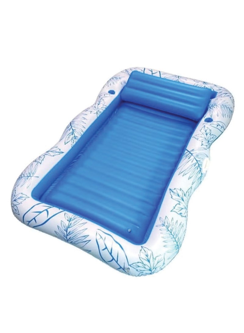 Adventure Lab Inflatable Tanning Pool Bed – Comfortable Inflatable Pool Float for Adults, Perfect Inflatable Pool Relaxation and Sunbathing - Image 1
