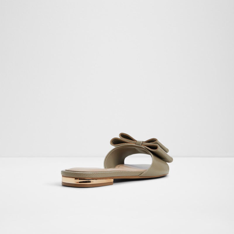 ALDO ELOQUENT Textured Bow Flat Sandals - Image 2