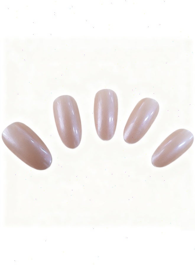 أظافر صناعية على شكل لوزية للنساء الأنيقات - خفيفة الوزن ومناسبة تمامًا - 24 قطعة - Image 3