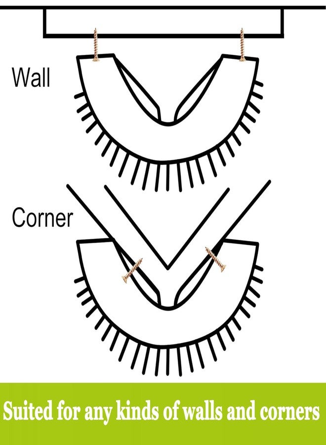 Vabrloy 2 Pack Cat Self Groomer,Cat Self Grooming Corner Scratcher with Catnip,Massage Comb Brush for Long & Short Fur Cats Dogs - Image 2