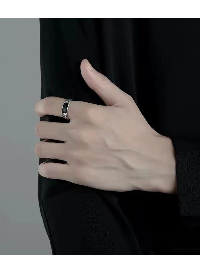 1pc Fashion Dragon Pattern Ring - Adjustable, Vintage Hip Hop Style, Simple, Personality Men's Single Ring for Everyday Wear  - Image 5