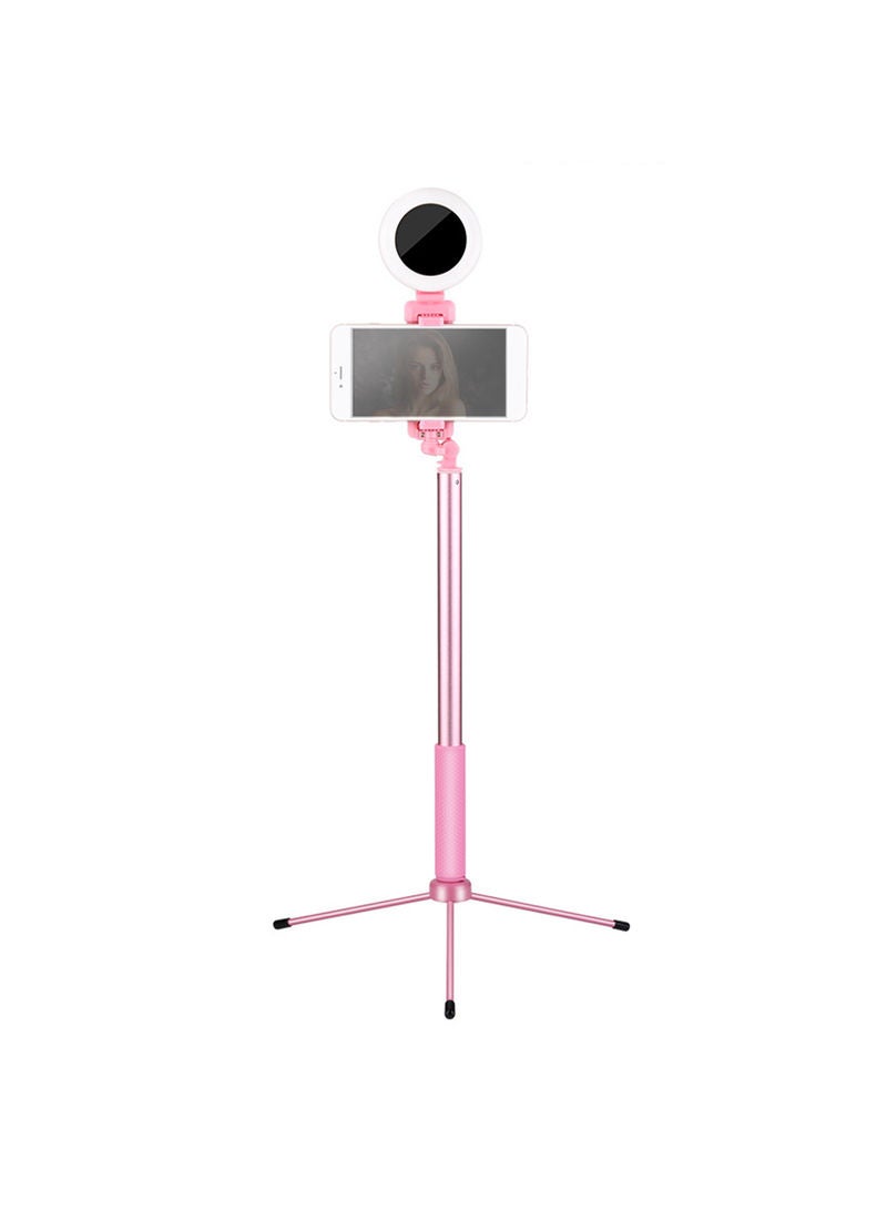 NIBEMINENT Live Streaming Selfie Mobile Stand Kit Pink  - Image 1