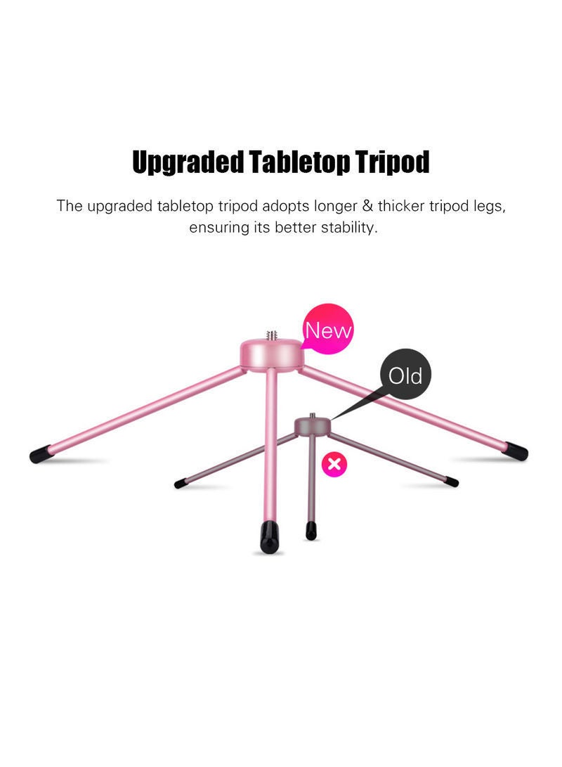 NIBEMINENT Live Streaming Selfie Mobile Stand Kit Pink  - Image 2