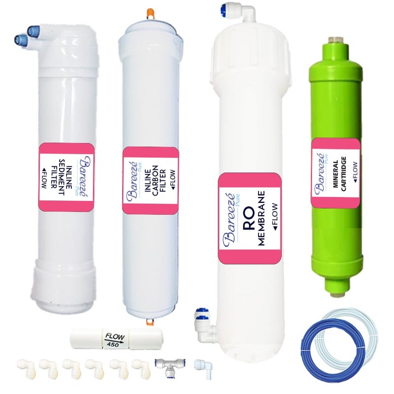 Bareeze Pure RO Service Kit for Livpure Bolt ROUVMineral Water Purifier - Image 1