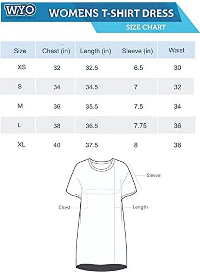 Wear Your Opinion - Wear Your Opinion Women's Camouflage Army Printed Midi Style Casual Tshirt Dress(L,GreenCamo) - Image 1