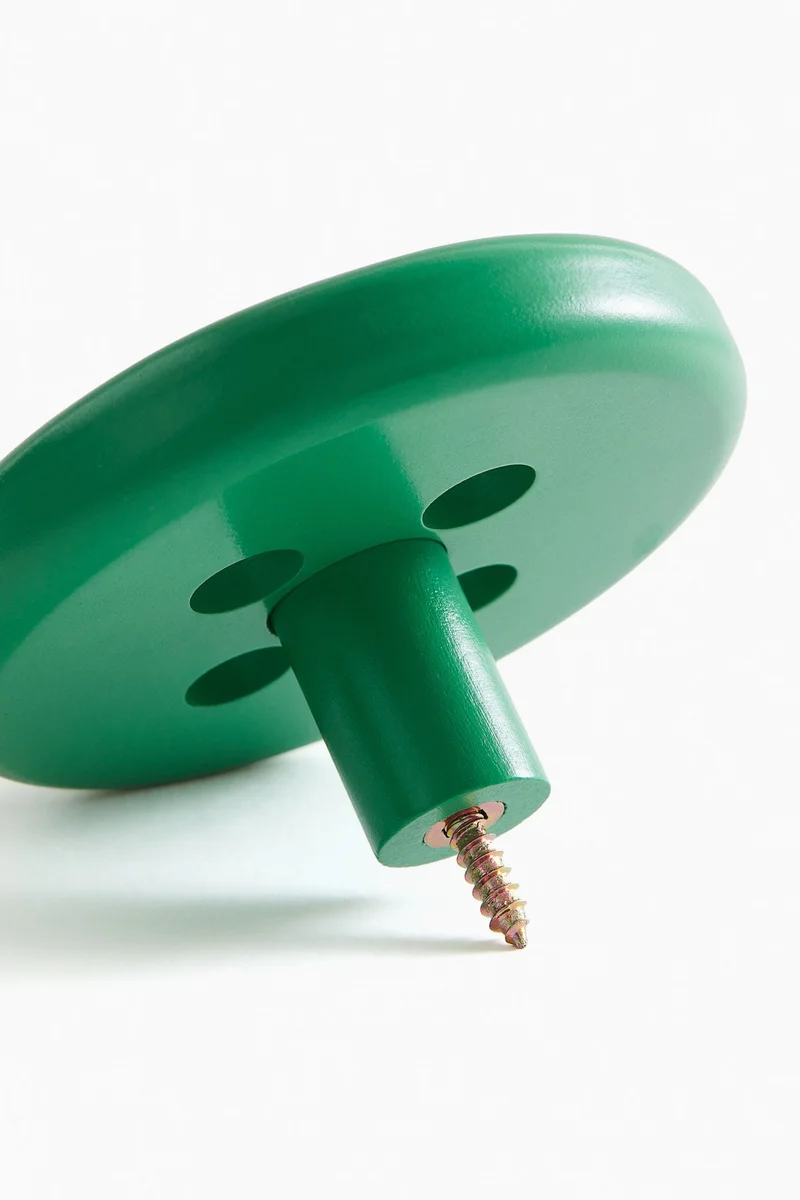 H&M Button-Shaped Wooden Hook