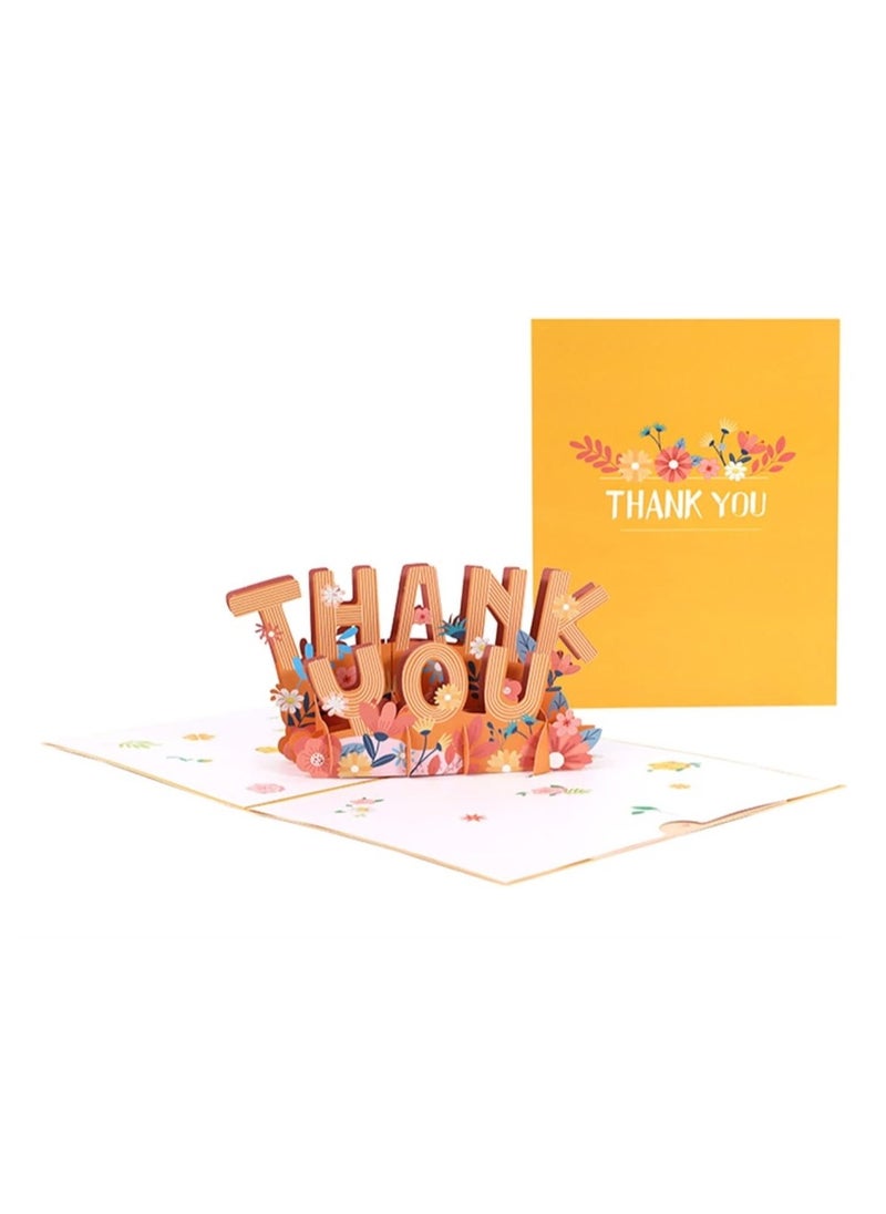 Thank You Design 3D Pop-Up Card, Greeting Card for Ramadan, Eid, Mother's Day, Birthday, Wedding, Gift, Sturdy and Solid Cardstock Gift Card with Envelope and Thank You Card - pzsku/Z185C5C3994ABC48378A6Z/45/_/1723467231/395ef405-2112-4bb9-8af4-43e1bda14378