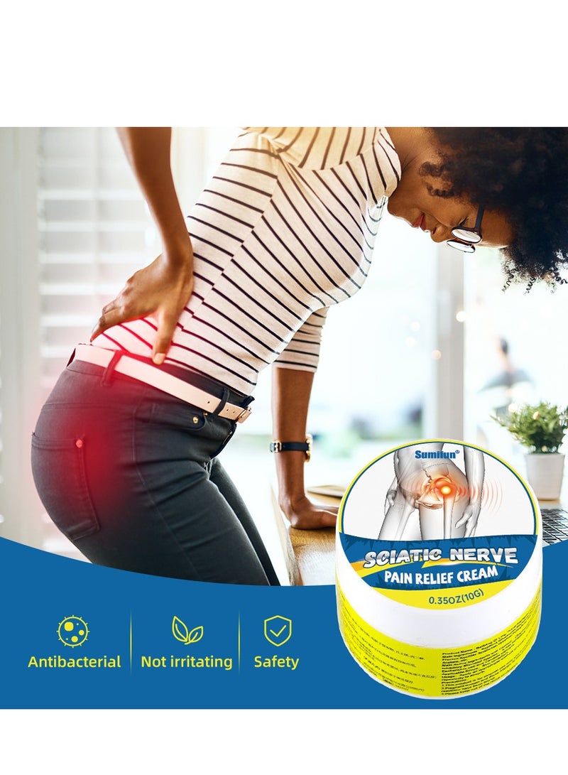 سوميفون كريم لتخفيف آلام عرق النسا، مكون من 3 قطع، يهدئ من عدم الراحة الناتج عن الجلوس لفترات طويلة، ويخفف آلام الركبة والمفاصل - Image 4