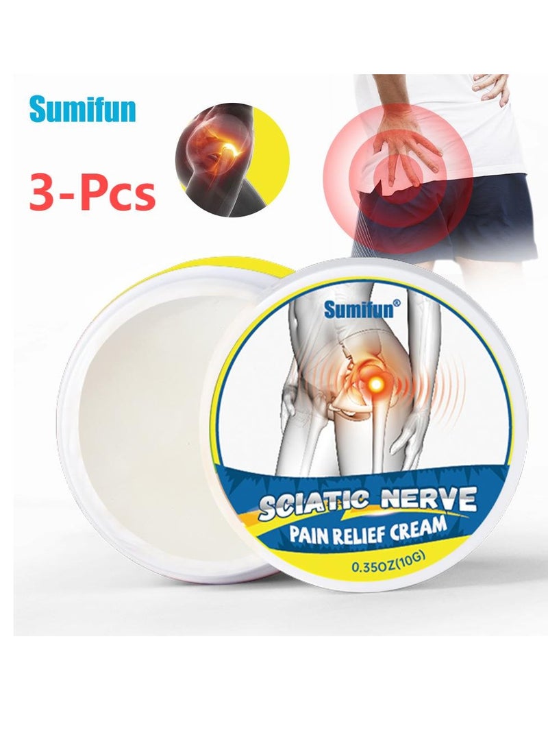 سوميفون كريم لتخفيف آلام عرق النسا، مكون من 3 قطع، يهدئ من عدم الراحة الناتج عن الجلوس لفترات طويلة، ويخفف آلام الركبة والمفاصل - Image 1