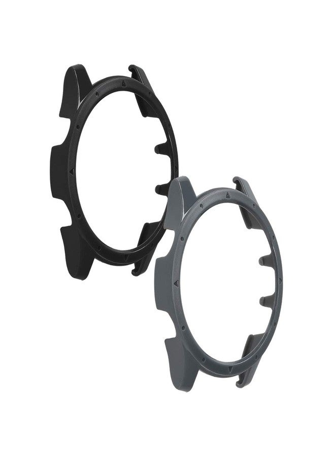kwmobile Cases Compatible with Garmin Forerunner 935/945 - Set of 2 Fitness Tracker Screen Protectors - Black/Grey - Image 3
