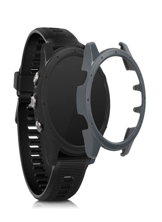 kwmobile Cases Compatible with Garmin Forerunner 935/945 - Set of 2 Fitness Tracker Screen Protectors - Black/Grey - Image 1