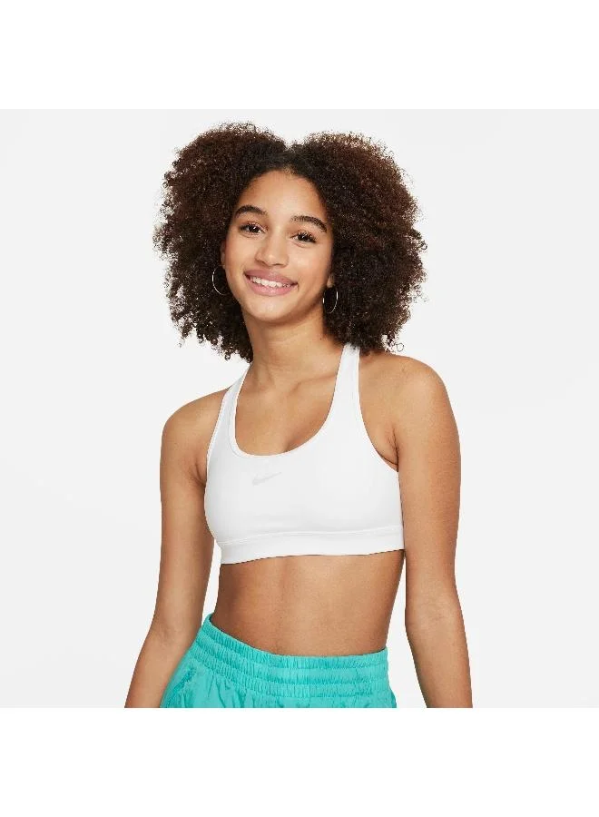 Nike Kids' Swoosh Medium-Support Sports Bra